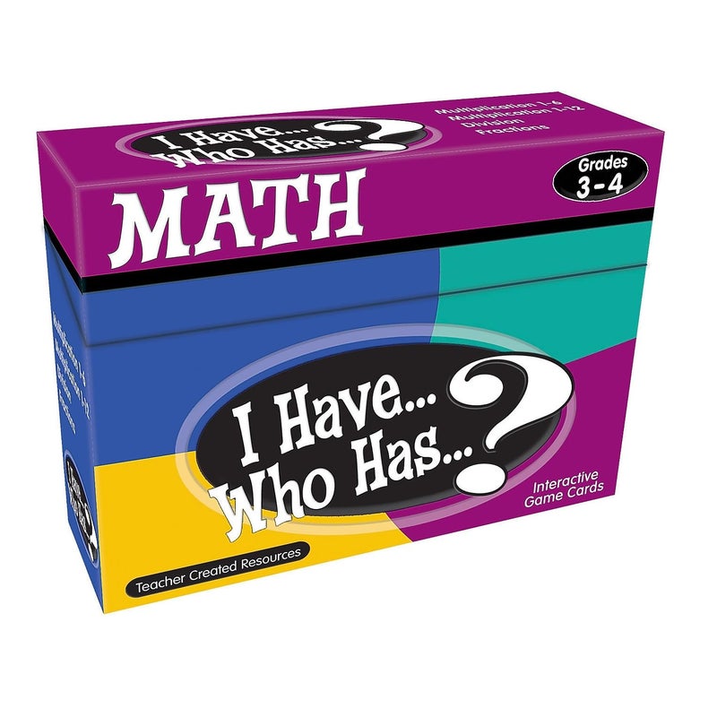 Teacher Created Resources I Have... Who Has...? Math Games Grades 3-4 (7819) - Image 1